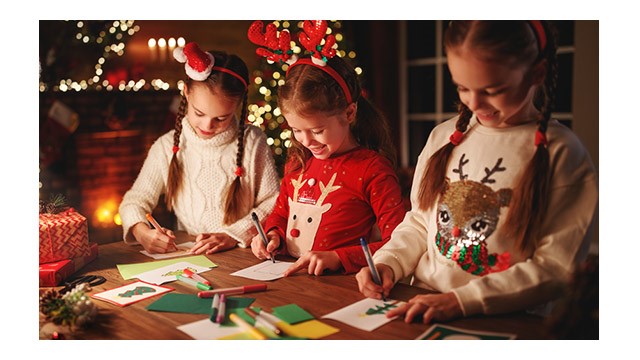 holiday cards hand drawn